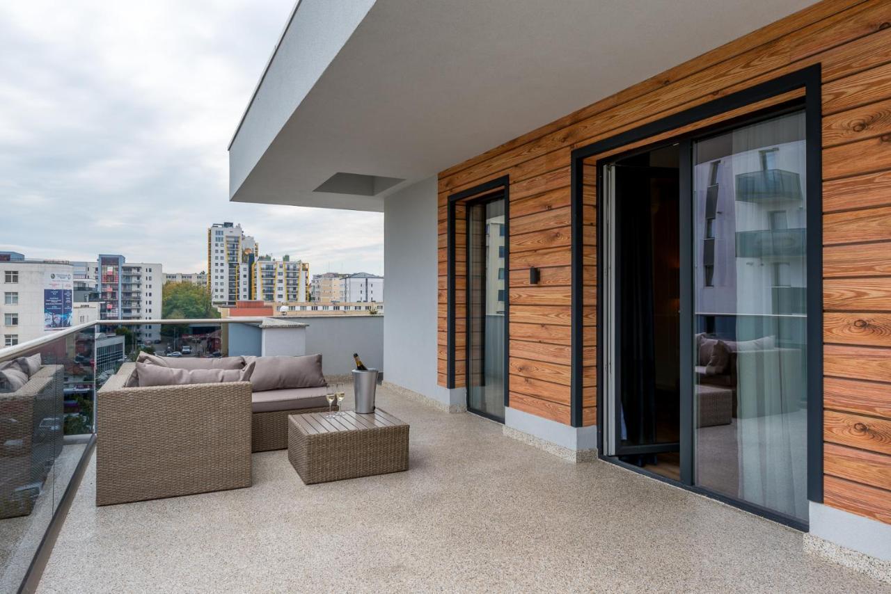 Sarmihouse Aparthotel คลูจ-นาโปกา ภายนอก รูปภาพ