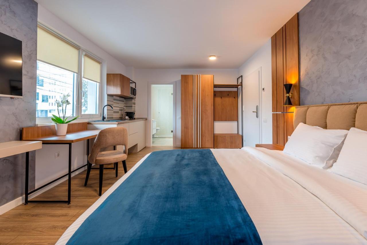 Sarmihouse Aparthotel คลูจ-นาโปกา ภายนอก รูปภาพ